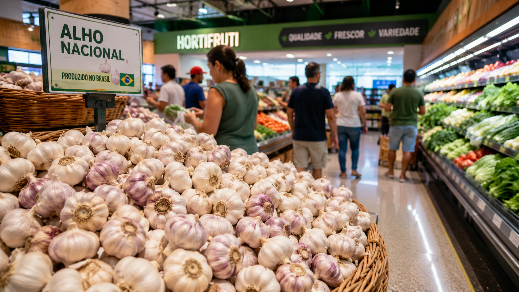 Consumo de alho cresce no mercado interno